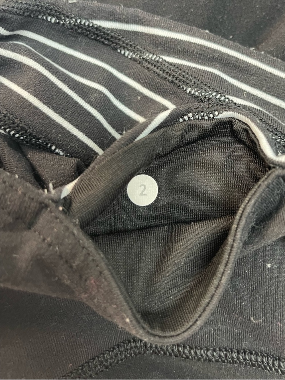 Lululemon Wunder Under Reversible Crop Leggings Black - Picture 8 of 13